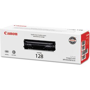 Canon 128 (3500B001AA) Toner Cartridge Black 1 pack in Retail packaging Canon 128 (3500B001AA) Toner Cartridge Black 1 pack in Retail packaging