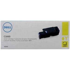 Dell V53F6 Yellow Toner Cartridge C1660w Color Printer Dell V53F6 Yellow Toner Cartridge C1660w Color Printer