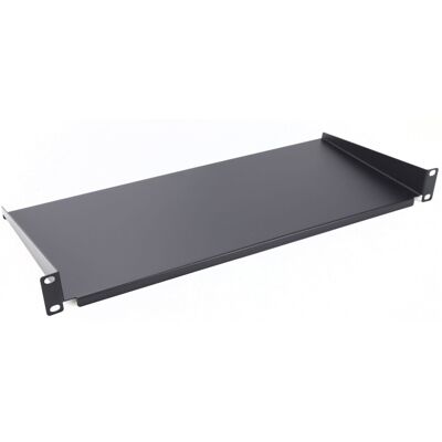 Kenable - Fixed Cantilever 1u - Black - 200mm - Rack Shelf Kenable - Fixed Cantilever 1u - Black - 200mm - Rack Shelf