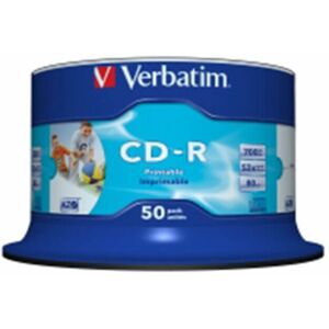 Verbatim CD-R Spindle 700mb White (50pk) Verbatim CD-R Spindle 700mb White (50pk)