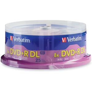 Verbatim DVD+R DL Double Layer 8.5GB 8X LifeSeries - 25pk Spindle 71122 Verbatim DVD+R DL Double Layer 8.5GB 8X LifeSeries - 25pk Spindle 71122