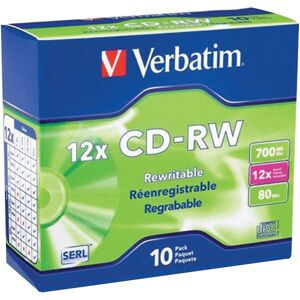VER95156 - Verbatim CD-RW Discs VER95156 - Verbatim CD-RW Discs