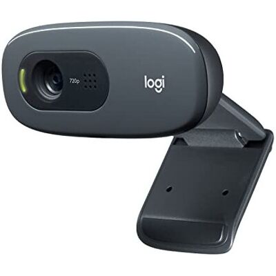 Logitech C270 HD Webcam (960-000694) – Widescreen 720p HD Video Calling & Record Logitech C270 HD Webcam (960-000694) – Widescreen 720p HD Video Calling & Record
