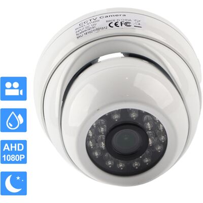 Unbranded Full HD 1080P Dome Security Camera 4 in 1 AHD TVI CVI CVBS IP66 Rated AU Unbranded Full HD 1080P Dome Security Camera 4 in 1 AHD TVI CVI CVBS IP66 Rated AU
