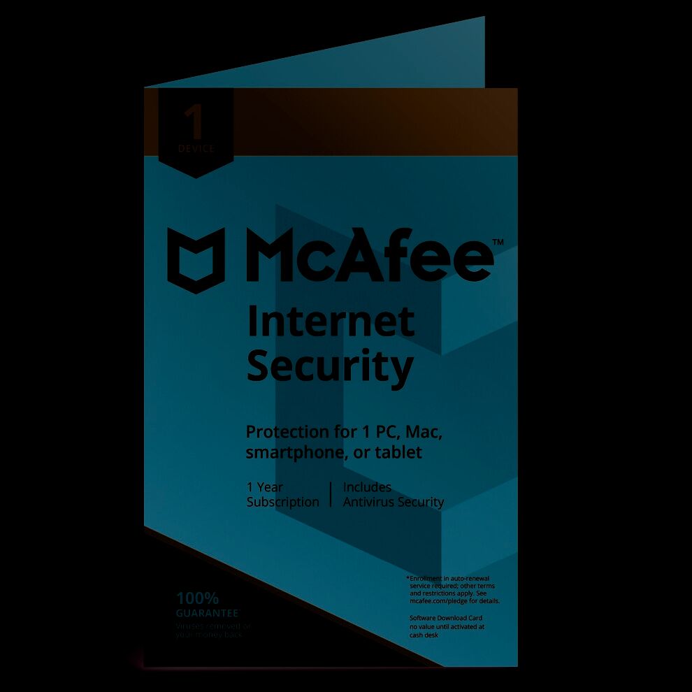 McAfee Internet Security Antivirus Protection 2023 - 1 Device - 1 Year