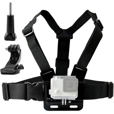 TEKCAM Action Camera Chest Mount Harness Strap Compatible with Gopro Hero 13 12 11 10 9 TEKCAM Action Camera Chest Mount Harness Strap Compatible with Gopro Hero 13 12 11 10 9