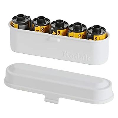 Kodak Film Case - for 5 Rolls of 35mm Films - Compact Retro Steel Cas Kodak Film Case - for 5 Rolls of 35mm Films - Compact Retro Steel Cas
