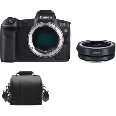 Canon EOS R Black + EF-EOS R Mount Adapter + camera Bag Canon EOS R Black + EF-EOS R Mount Adapter + camera Bag