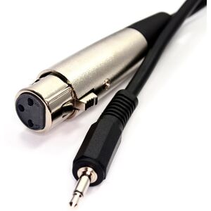 kenable 3.5mm Mono Jack PC Laptop to XLR Female Mixer Speaker Cable 5m kenable 3.5mm Mono Jack PC Laptop to XLR Female Mixer Speaker Cable 5m