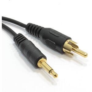 kenable 3.5mm Mono Jack Plug To Single RCA Phono Plug Cable 1m kenable 3.5mm Mono Jack Plug To Single RCA Phono Plug Cable 1m