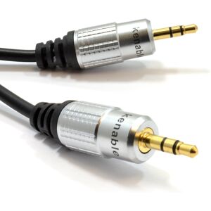 kenable Pro Audio 3.5mm Stereo Jack to Jack Sound Cable Lead Gold 0.5m 50cm kenable Pro Audio 3.5mm Stereo Jack to Jack Sound Cable Lead Gold 0.5m 50cm