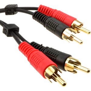 kenable RCA Phono Twin Plugs to Plugs Stereo Audio Cable Lead GOLD 5m kenable RCA Phono Twin Plugs to Plugs Stereo Audio Cable Lead GOLD 5m