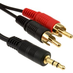 kenable 3.5mm Stereo Jack to 2 RCA Phono Plugs Audio Cable Lead GOLD 0.5m kenable 3.5mm Stereo Jack to 2 RCA Phono Plugs Audio Cable Lead GOLD 0.5m