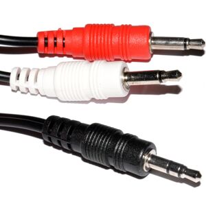 kenable 3.5mm Stereo Jack to Twin Mono 3.5mm Jack Plugs OFC Audio Cable 2m kenable 3.5mm Stereo Jack to Twin Mono 3.5mm Jack Plugs OFC Audio Cable 2m
