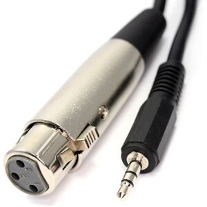 kenable 3.5mm Stereo Jack PC Laptop to XLR Female Mixer Speaker Cable 2m kenable 3.5mm Stereo Jack PC Laptop to XLR Female Mixer Speaker Cable 2m