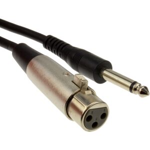 kenable 6.35mm Mono Jack Plug to XLR Socket Microphone Cable 2m kenable 6.35mm Mono Jack Plug to XLR Socket Microphone Cable 2m