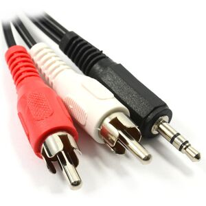 kenable 3.5mm Stereo Jack to Twin RCA Phono Plugs Audio Cable Lead 1.8m kenable 3.5mm Stereo Jack to Twin RCA Phono Plugs Audio Cable Lead 1.8m