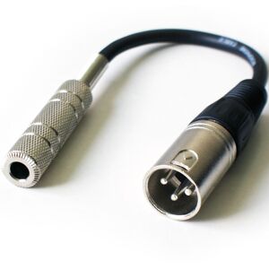 Loops 6.35mm 1/4" Stereo Female Jack to XLR 3 Pin Male Adapter Cable Lead PA Mic Amp Loops 6.35mm 1/4" Stereo Female Jack to XLR 3 Pin Male Adapter Cable Lead PA Mic Amp