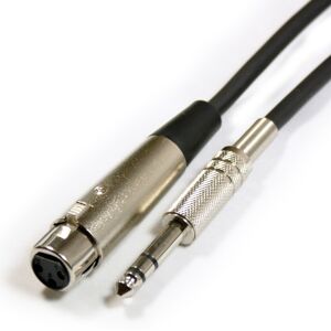 Loops 10m 6.35mm 1/4" Stereo Jack Plug to XLR Female Cable 3 Pin Audio Microphone Lead Loops 10m 6.35mm 1/4" Stereo Jack Plug to XLR Female Cable 3 Pin Audio Microphone Lead