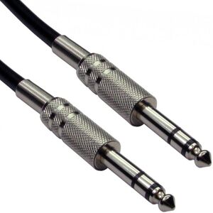 Loops 2M Pro 6.35mm 1/4" Stereo Jack Plug To Plug Cable Mixer Amp Audio TRS Lead Loops 2M Pro 6.35mm 1/4" Stereo Jack Plug To Plug Cable Mixer Amp Audio TRS Lead