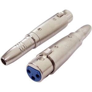 Loops 2x 6.35mm 1/4" Stereo Female Jack To 3 Pin XLR Socket Cable Adapter TRS Micropho Loops 2x 6.35mm 1/4" Stereo Female Jack To 3 Pin XLR Socket Cable Adapter TRS Micropho