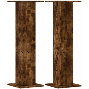 (smoked oak, 30 x 30 x 95 cm) vidaXL Speaker Stands Living Room Speaker Floor St (smoked oak, 30 x 30 x 95 cm) vidaXL Speaker Stands Living Room Speaker Floor St