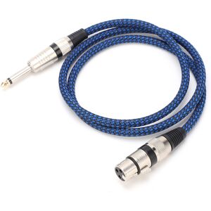 Unbranded Oxygen-Free Copper 6.5 TS to 6.35 Female XLR Audio Cable 1m Unbranded Oxygen-Free Copper 6.5 TS to 6.35 Female XLR Audio Cable 1m