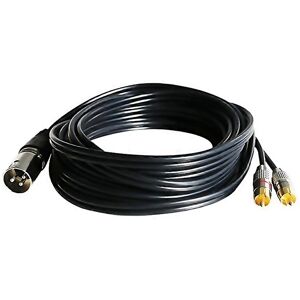 Unbranded For Audio Rca Cable 2rca Male To Xlr 3 Pin Male Cannon Amplifier Mixing Plug Av Unbranded For Audio Rca Cable 2rca Male To Xlr 3 Pin Male Cannon Amplifier Mixing Plug Av