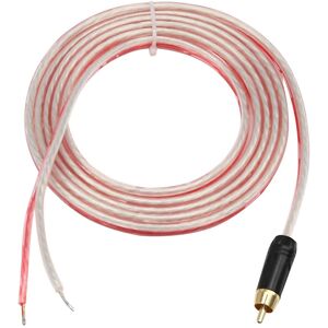 Unbranded For Repair Speaker Bare Wire Cable 5ft With Rca Plug To Stripped Unbranded For Repair Speaker Bare Wire Cable 5ft With Rca Plug To Stripped