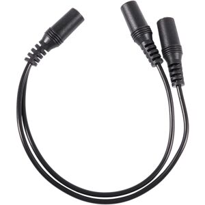 Unbranded 28cm 3.5mm Female to Dual Jack Female Y Splitter Stereo Audio Cable Black Unbranded 28cm 3.5mm Female to Dual Jack Female Y Splitter Stereo Audio Cable Black