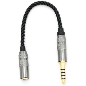 Unbranded 4.4mm Balanced Hi-Fi Headphone Audio Adapter, 4.4mm XLR 4-Pin Male to Right-Angl Unbranded 4.4mm Balanced Hi-Fi Headphone Audio Adapter, 4.4mm XLR 4-Pin Male to Right-Angl