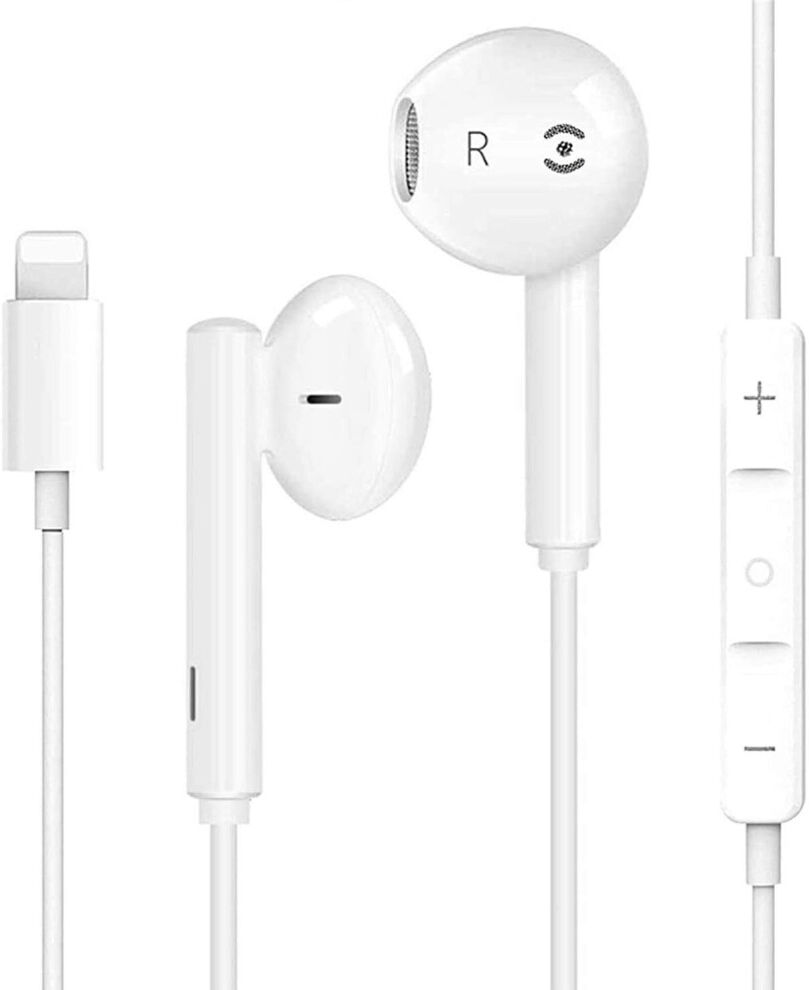 LNUIIV In-Ear Earphones for iPhone, Wired Headphone Headest Noise Isolating Earbuds wit