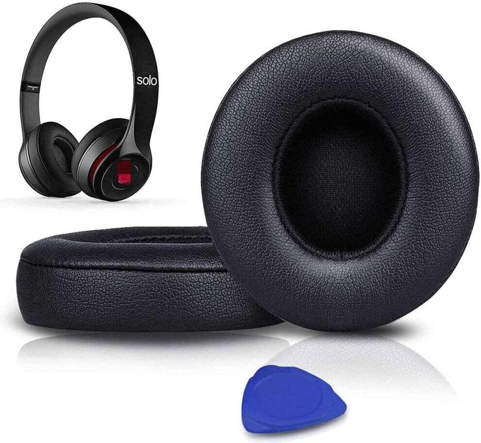 SoloWIT Earpads Cushions Replacement for Beats Solo 2 & Solo 3 Wireless On-Ear H