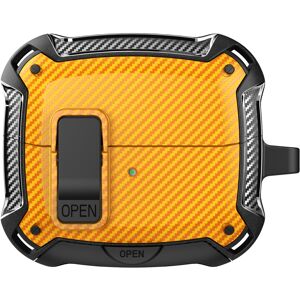 Unbranded (Black / Yellow) For Samsung Galaxy Buds3 Pro / Buds3 Case Carbon Unbranded (Black / Yellow) For Samsung Galaxy Buds3 Pro / Buds3 Case Carbon