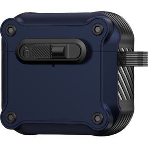 Unbranded (Dark Blue) For AirPods 4 with ANC Case TPU + PC Earphone Cove Unbranded (Dark Blue) For AirPods 4 with ANC Case TPU + PC Earphone Cove