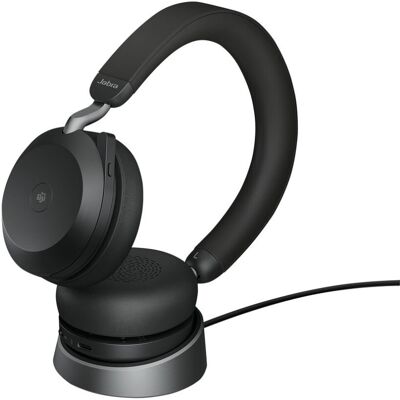 Jabra Evolve2 75 USB-C Headset with Charging Stand Unified Communication Version Jabra Evolve2 75 USB-C Headset with Charging Stand Unified Communication Version