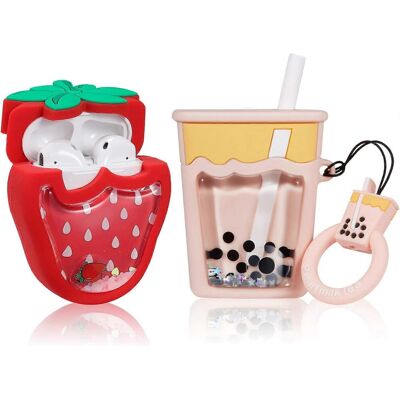 konhill REFURBISHED (As show, One size) Liangnv for Airpod 2/1 Silicone Case, Soft Protective Cartoo konhill REFURBISHED (As show, One size) Liangnv for Airpod 2/1 Silicone Case, Soft Protective Cartoo