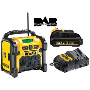 Dewalt DCR020 240v XR Compact DAB Digital Radio + 12v Battery + Charger Dewalt DCR020 240v XR Compact DAB Digital Radio + 12v Battery + Charger