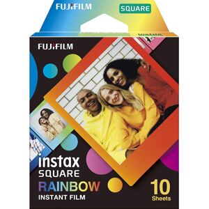 Fujifilm Instax Rainbow Square Film - 10 Sheets - Instant Camera Film Fujifilm Instax Rainbow Square Film - 10 Sheets - Instant Camera Film