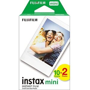 Fuji instax mini instant film White Border, 20 shot Pack, suitable for all i Fuji instax mini instant film White Border, 20 shot Pack, suitable for all i