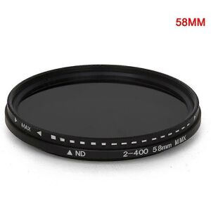 Unbranded (58mm) Fader Variable Nd Filter Adjustable Nd2 To Nd400 Neutral Density For Came Unbranded (58mm) Fader Variable Nd Filter Adjustable Nd2 To Nd400 Neutral Density For Came
