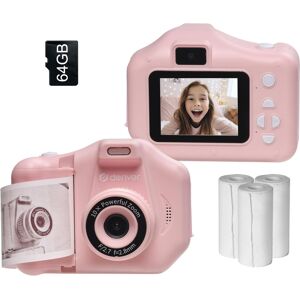Denver (Pink) Fun Camera With Printer, 64GB SD Card, 1440P, 4 Games & Selfie Lens Denver (Pink) Fun Camera With Printer, 64GB SD Card, 1440P, 4 Games & Selfie Lens