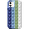 J&Y (iPhone 11, Blue) iPhone Push and Pop Fidget Phone Case