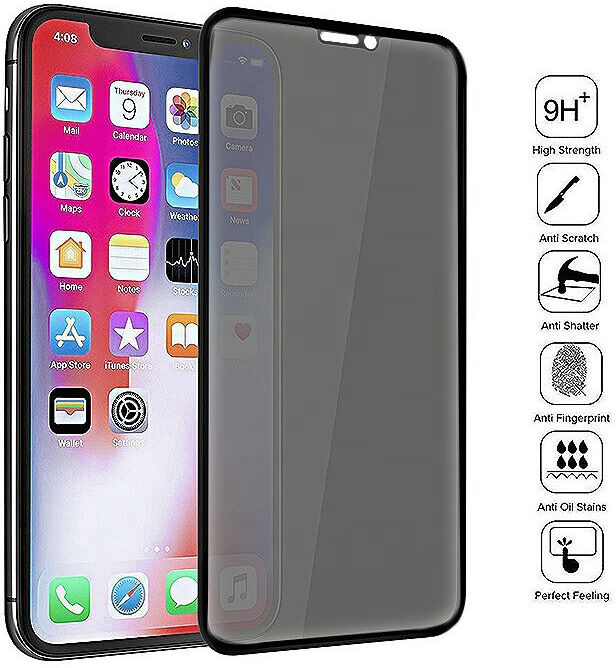 Unbranded (iPhone 11 PRO) Privacy Tempered Glass Screen Protector For iPhone X, XS, XS MAX