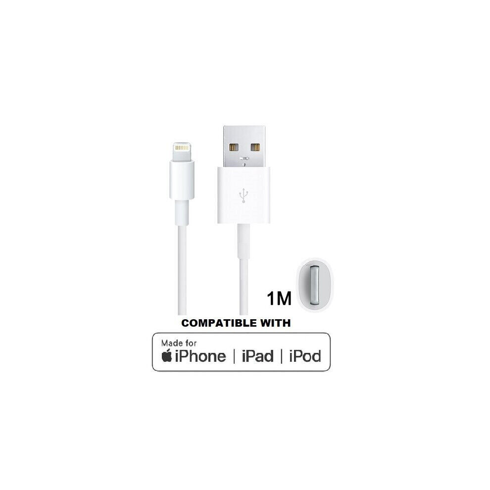 IPHONE CHARGER Replacement For Apple 1m Lightning To USB Charger Cable   iPhone 5, 5S, 6 7 8 11