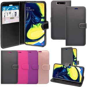 Unbranded (Black) Case For Samsung Galaxy A80 Wallet Flip PU Leather Cover Unbranded (Black) Case For Samsung Galaxy A80 Wallet Flip PU Leather Cover
