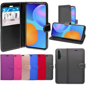 For Huawei P-Smart 2021 Wallet Flip PU Leather Pouch Case Cover For Huawei P-Smart 2021 Wallet Flip PU Leather Pouch Case Cover