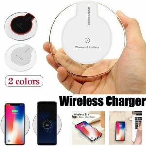 Ranpo (White) Qi Wireless Charging Pad Charger For Android Samsung S8 S9 S10 Ranpo (White) Qi Wireless Charging Pad Charger For Android Samsung S8 S9 S10