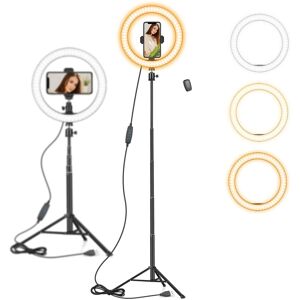 Aixpi 10" Ring Light with 59" Extendable Tripod Stand & Phone Holder for YouTube Video Aixpi 10" Ring Light with 59" Extendable Tripod Stand & Phone Holder for YouTube Video