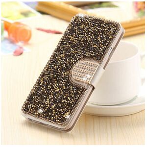 Unbranded (GOLD, FOR IPHONE 7) Bling Rhinestone Diamond PU Leather Flip Wallet Case Cover Unbranded (GOLD, FOR IPHONE 7) Bling Rhinestone Diamond PU Leather Flip Wallet Case Cover